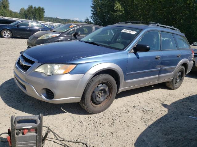 4S4BP60C587311620 - 2008 SUBARU OUTBACK BLUE photo 1