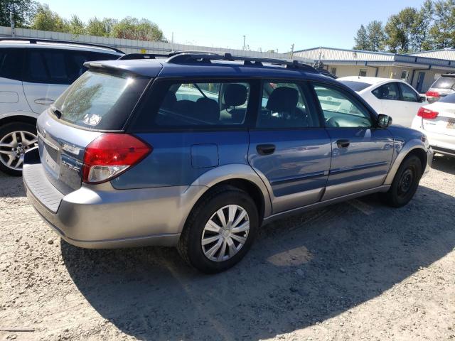 4S4BP60C587311620 - 2008 SUBARU OUTBACK BLUE photo 3