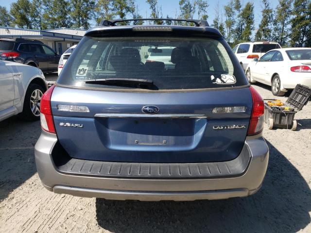 4S4BP60C587311620 - 2008 SUBARU OUTBACK BLUE photo 6