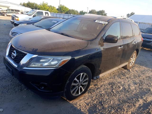 5N1AR2MM4DC669987 - 2013 NISSAN PATHFINDER S BLACK photo 1