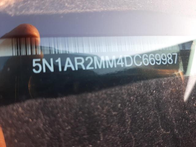 5N1AR2MM4DC669987 - 2013 NISSAN PATHFINDER S BLACK photo 12