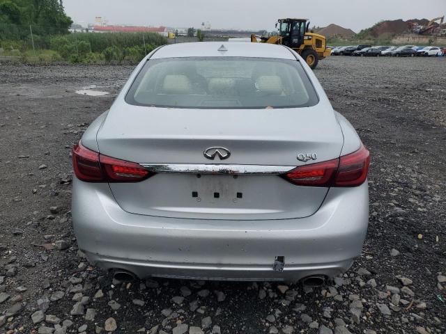JN1EV7AP6JM363590 - 2018 INFINITI Q50 LUXE ვერცხლისფერი ფოტო 6
