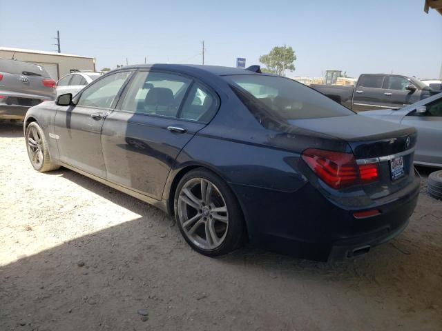 WBAYE8C53ED135853 - 2014 BMW 750 LI BLUE photo 2