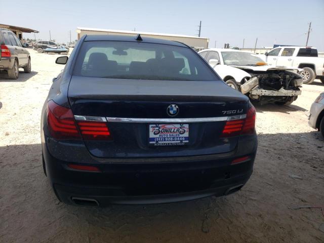 WBAYE8C53ED135853 - 2014 BMW 750 LI BLUE photo 6