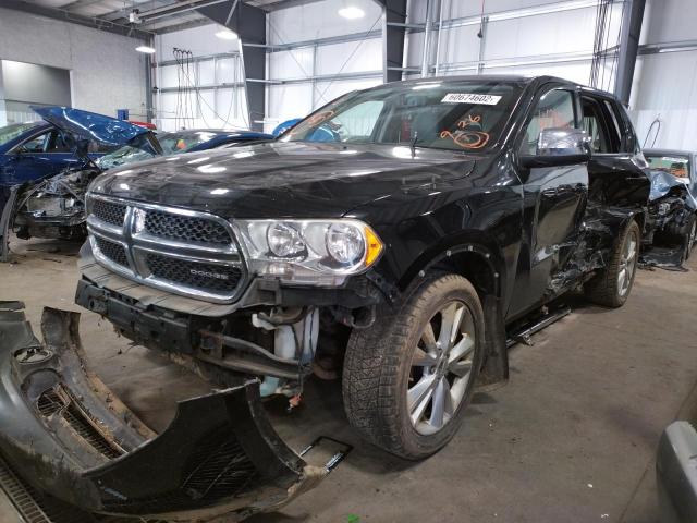 1D4RE2GG0BC616034 - 2011 DODGE DURANGO EXPRESS BLACK photo 2