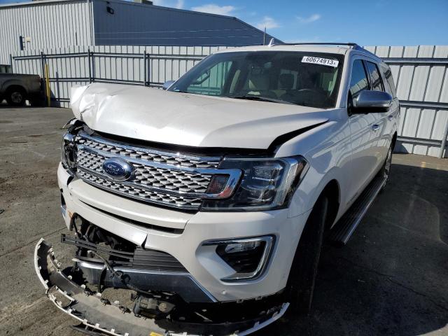 1FMJK1MT5JEA43855 - 2018 FORD EXPEDITION MAX PLATINUM WHITE photo 1