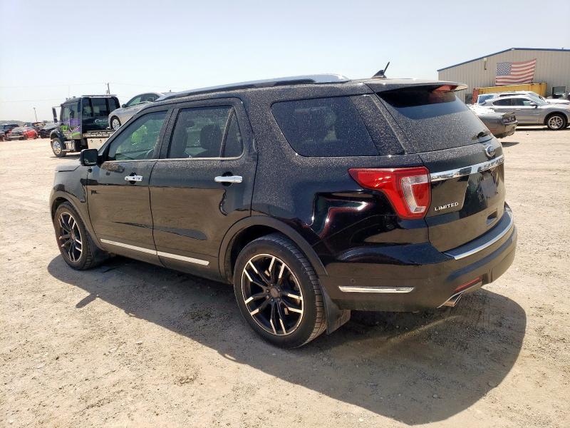 1FM5K7F89JGC26970 - 2018 FORD EXPLORER LIMITED BLACK photo 2