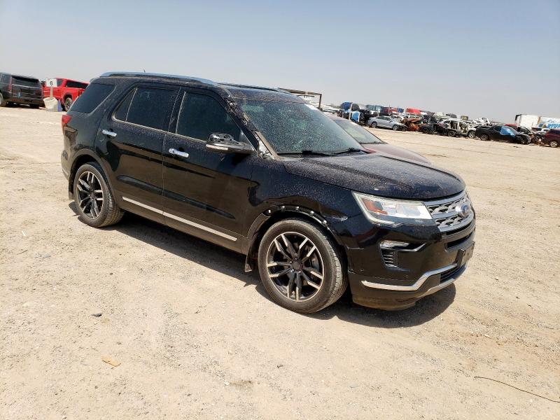 1FM5K7F89JGC26970 - 2018 FORD EXPLORER LIMITED BLACK photo 4