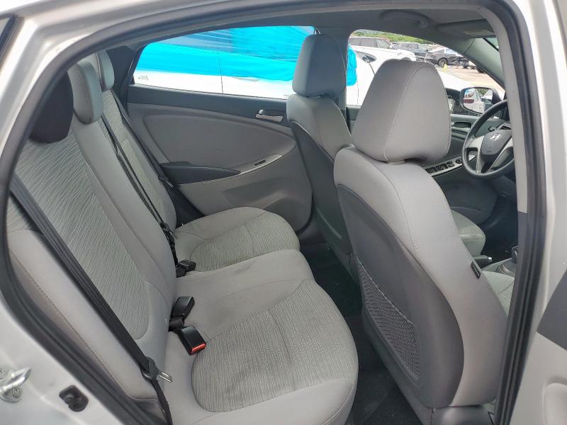 KMHCT4AE7FU809174 - 2015 HYUNDAI ACCENT GLS 银色 照片 10