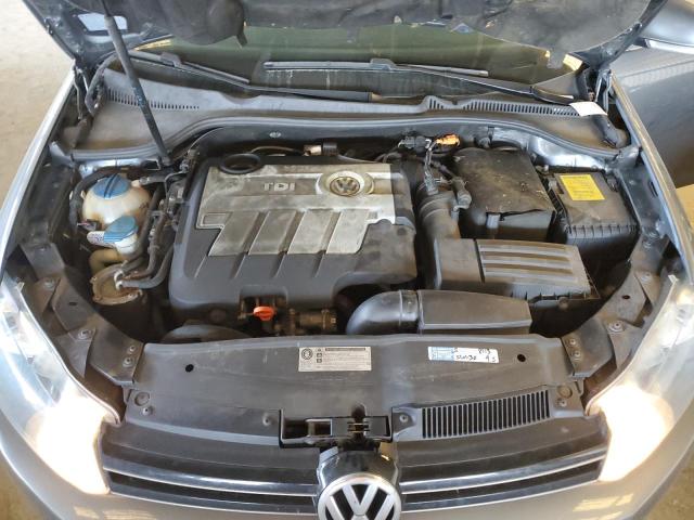 3VWPL7AJXCM691039 - 2012 VOLKSWAGEN JETTA TDI GRAY photo 11