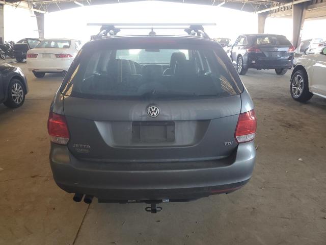 3VWPL7AJXCM691039 - 2012 VOLKSWAGEN JETTA TDI GRAY photo 6