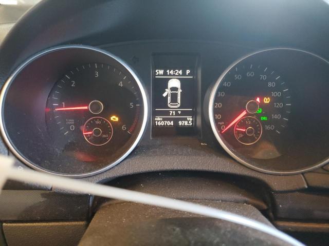 3VWPL7AJXCM691039 - 2012 VOLKSWAGEN JETTA TDI GRAY photo 9