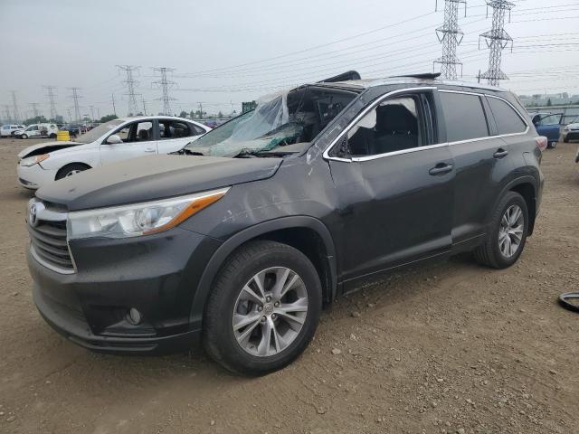 5TDJKRFH9FS086902 - 2015 TOYOTA HIGHLANDER XLE შავი ფოტო 1