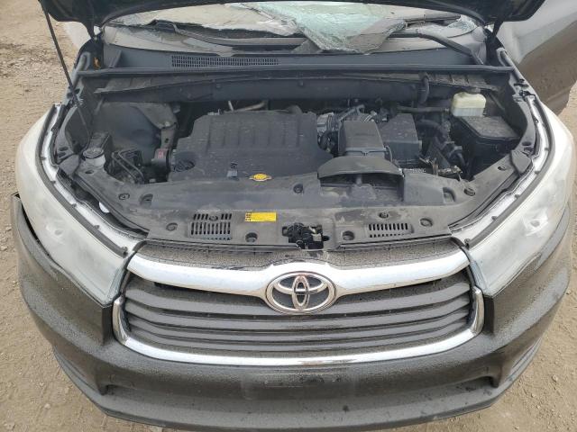 5TDJKRFH9FS086902 - 2015 TOYOTA HIGHLANDER XLE შავი ფოტო 12