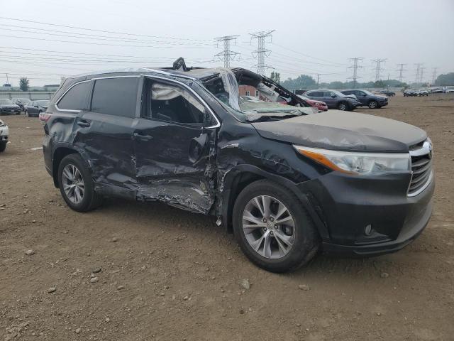 5TDJKRFH9FS086902 - 2015 TOYOTA HIGHLANDER XLE შავი ფოტო 4