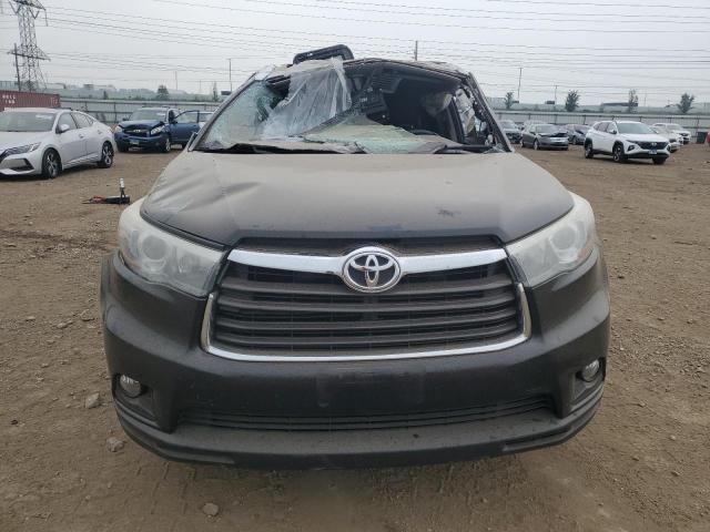 5TDJKRFH9FS086902 - 2015 TOYOTA HIGHLANDER XLE შავი ფოტო 5