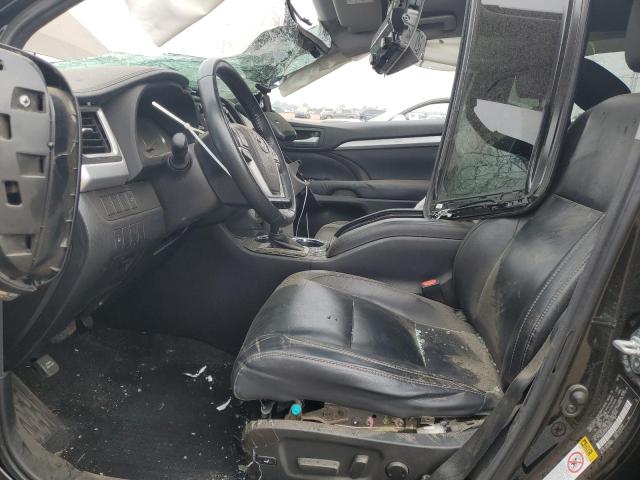 5TDJKRFH9FS086902 - 2015 TOYOTA HIGHLANDER XLE შავი ფოტო 7