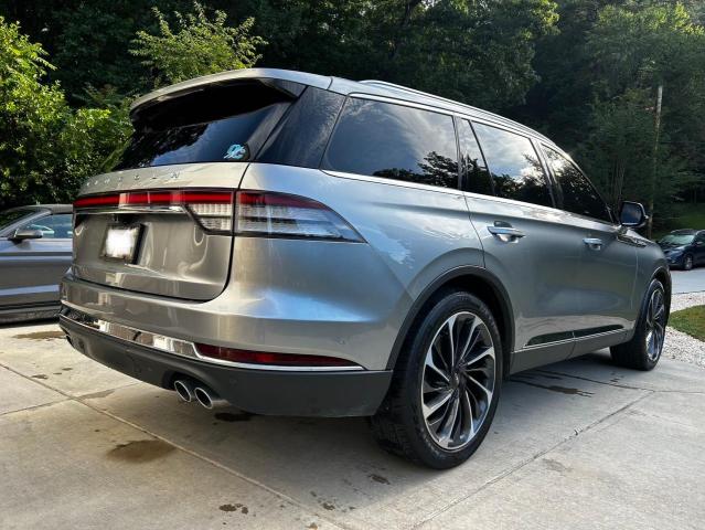 5LM5J7XC1MGL08263 - 2021 LINCOLN AVIATOR RESERVE CHARCOAL photo 4