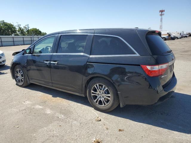 5FNRL5H64BB064440 - 2011 HONDA ODYSSEY EXL BLACK photo 2