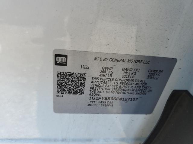 1G1FY6S06P4127107 - 2023 CHEVROLET BOLT EUV LT WHITE photo 13