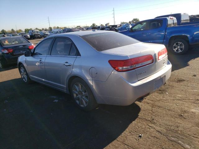 3LNHL2JC6CR832019 - 2012 LINCOLN MKZ SILVER photo 2