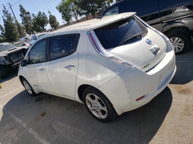 1N4AZ0CP9EC338785 - 2014 NISSAN LEAF S WHITE photo 2