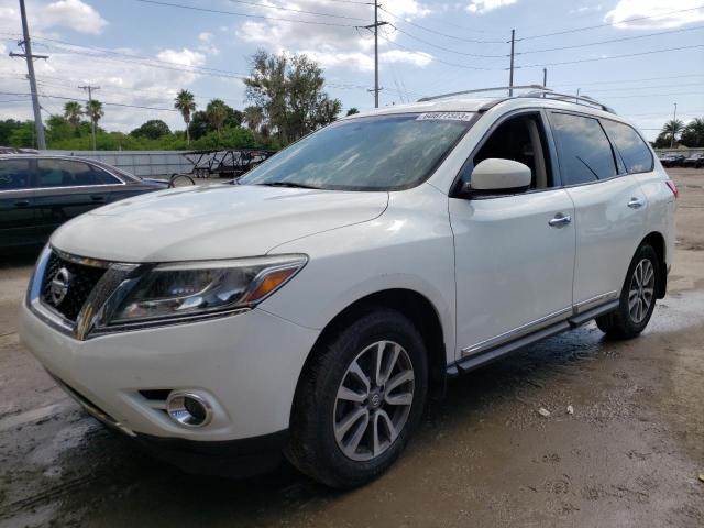 5N1AR2MN4DC636495 - 2013 NISSAN PATHFINDER S WHITE photo 1