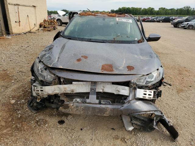 JHMFC1F7XJX041996 - 2018 HONDA CIVIC EXL ნაცრისფერი ფოტო 5