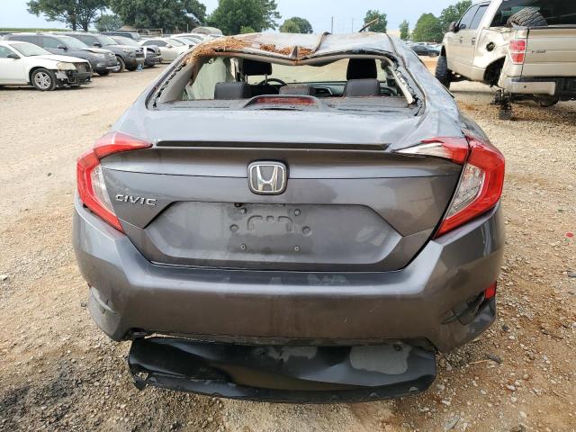 JHMFC1F7XJX041996 - 2018 HONDA CIVIC EXL ნაცრისფერი ფოტო 6