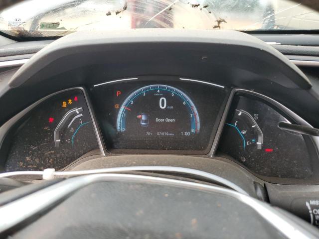 JHMFC1F7XJX041996 - 2018 HONDA CIVIC EXL ნაცრისფერი ფოტო 9