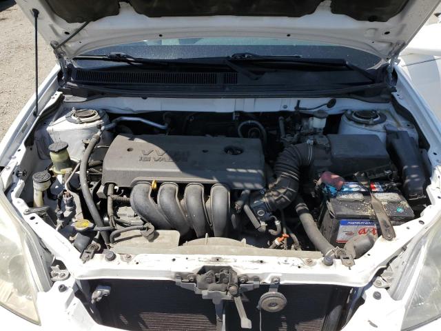 2T1KR32E97C666198 - 2007 TOYOTA COROLLA MA XR WHITE photo 11