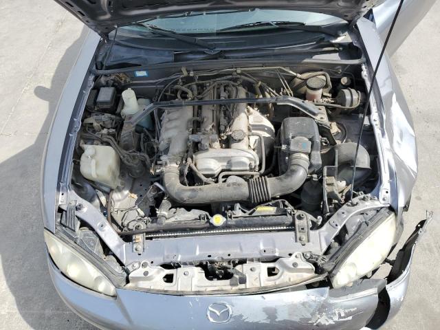 JM1NB353930307126 - 2003 MAZDA MX-5 MIATA BASE GRAY photo 11