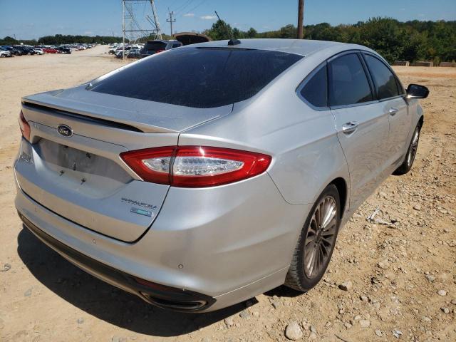 3FA6P0K96GR333871 - 2016 FORD FUSION TITANIUM SILVER photo 4