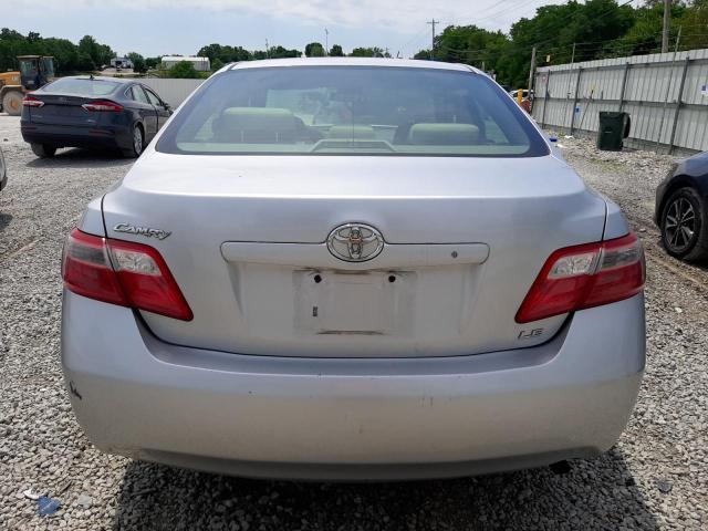 4T4BE46KX9R048560 - 2009 TOYOTA CAMRY BASE SILVER photo 6