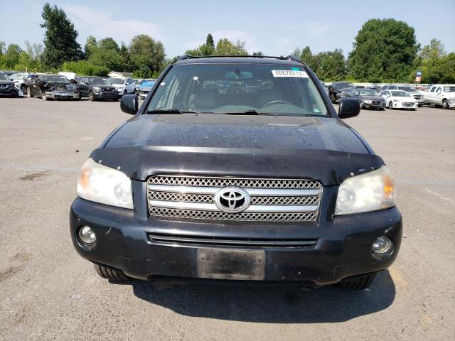 JTEEW21A960022431 - 2006 TOYOTA HIGHLANDER HYBRID BLACK photo 5