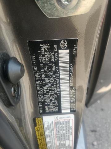 4T1BK36B86U166454 - 2006 TOYOTA AVALON XL GRAY photo 12