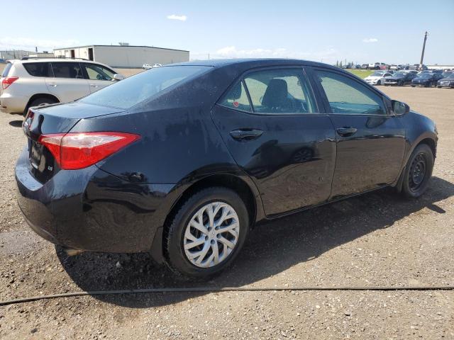 2T1BURHE3HC901835 - 2017 TOYOTA COROLLA L BLACK photo 3