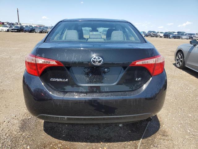 2T1BURHE3HC901835 - 2017 TOYOTA COROLLA L BLACK photo 6