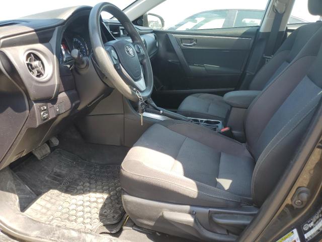 2T1BURHE3HC901835 - 2017 TOYOTA COROLLA L BLACK photo 7