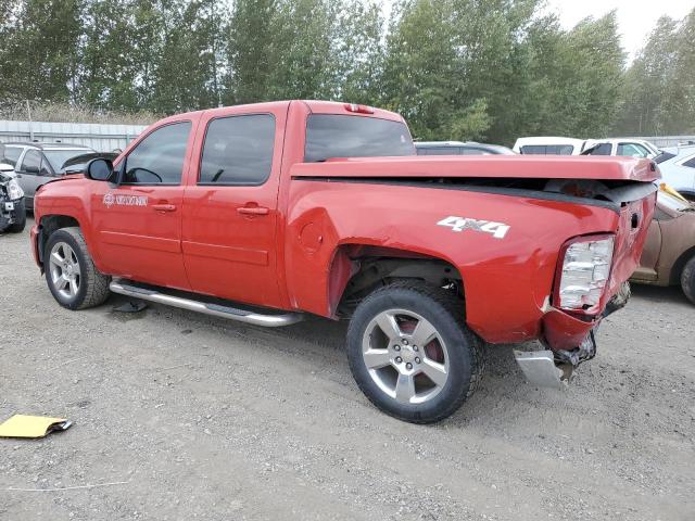 2GCEK13M871530445 - 2007 CHEVROLET SILVERADO K1500 CREW CAB RED photo 2