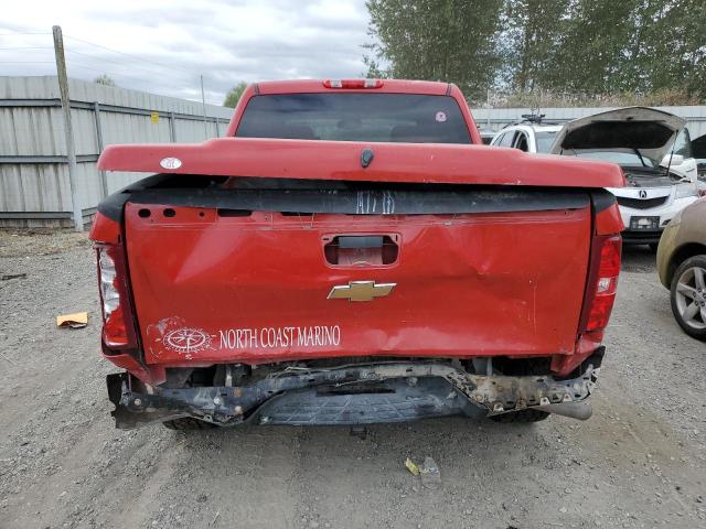 2GCEK13M871530445 - 2007 CHEVROLET SILVERADO K1500 CREW CAB RED photo 6