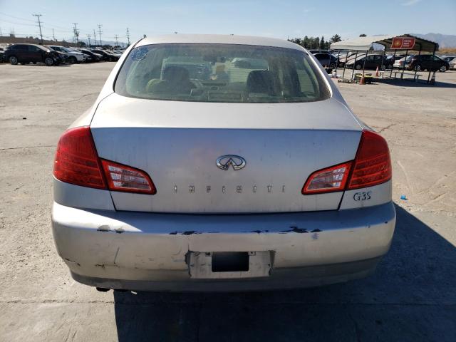 JNKCV51E33M335478 - 2003 INFINITI G35 SILVER photo 6