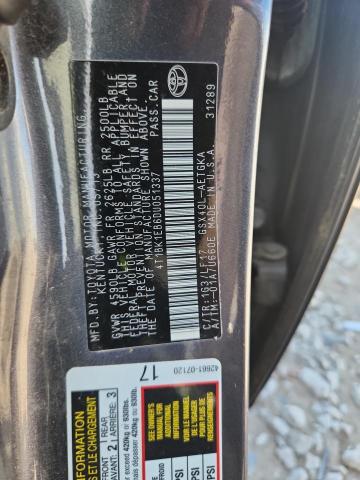 4T1BK1EB6DU051337 - 2013 TOYOTA AVALON BASE Серый фото 12