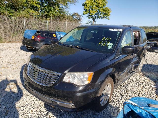 2C4RC1BG6ER143479 - 2014 CHRYSLER TOWN & COU TOURING შავი ფოტო 2