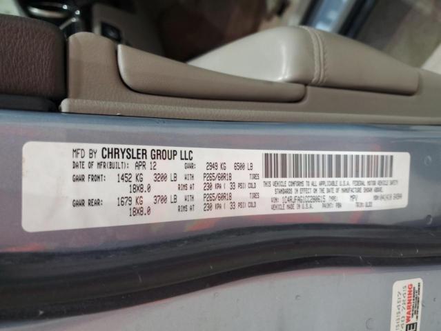 1C4RJFAG1CC280615 - 2012 JEEP GRAND CHER LAREDO BLUE photo 13