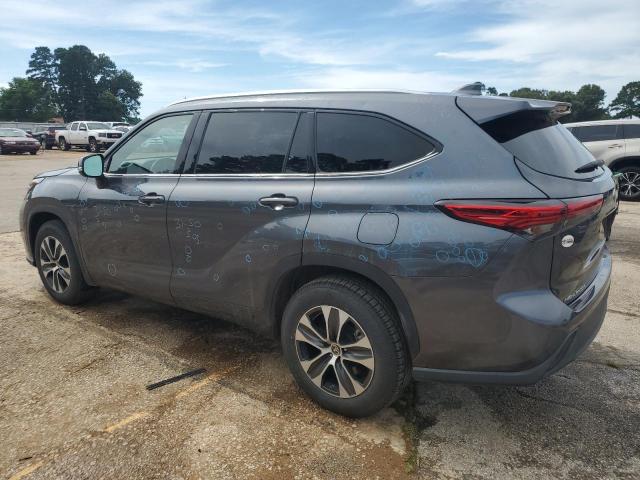 5TDGZRAH4LS017043 - 2020 TOYOTA HIGHLANDER XLE CHARCOAL photo 2