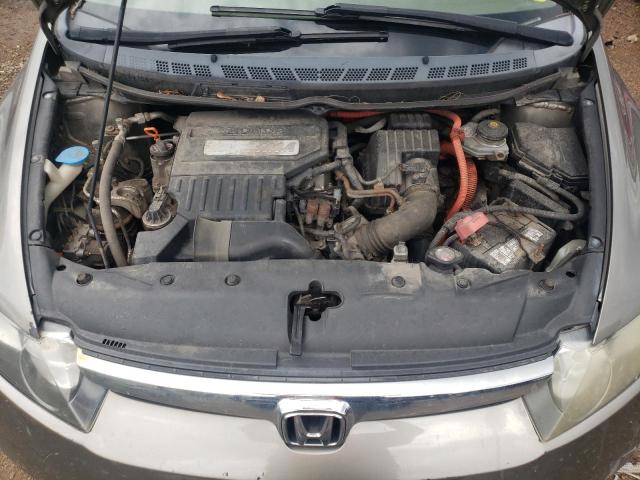 JHMFA36257S020193 - 2007 HONDA CIVIC HYBRID BROWN photo 11