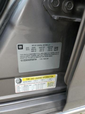 1G1ZC5E0XCF335734 - 2012 CHEVROLET MALIBU 1LT ყავისფერი ფოტო 12