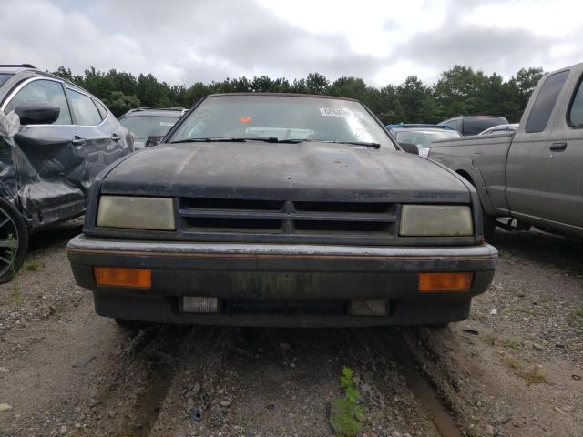 1B3CP44J8KN549133 - 1989 DODGE SHADOW BLACK photo 5