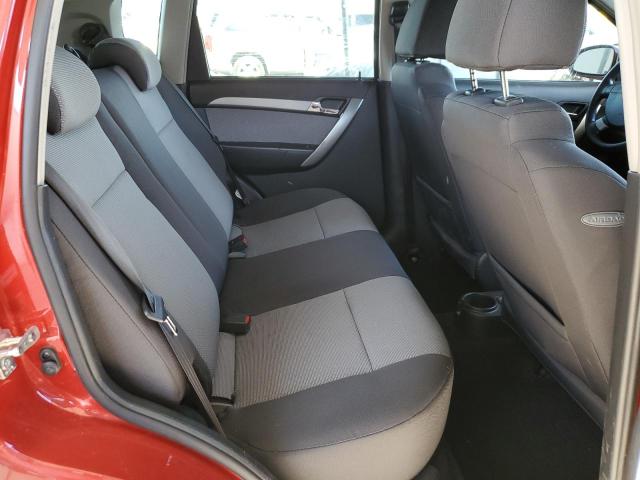 KL1TD66E19B306740 - 2009 CHEVROLET AVEO LS RED photo 10